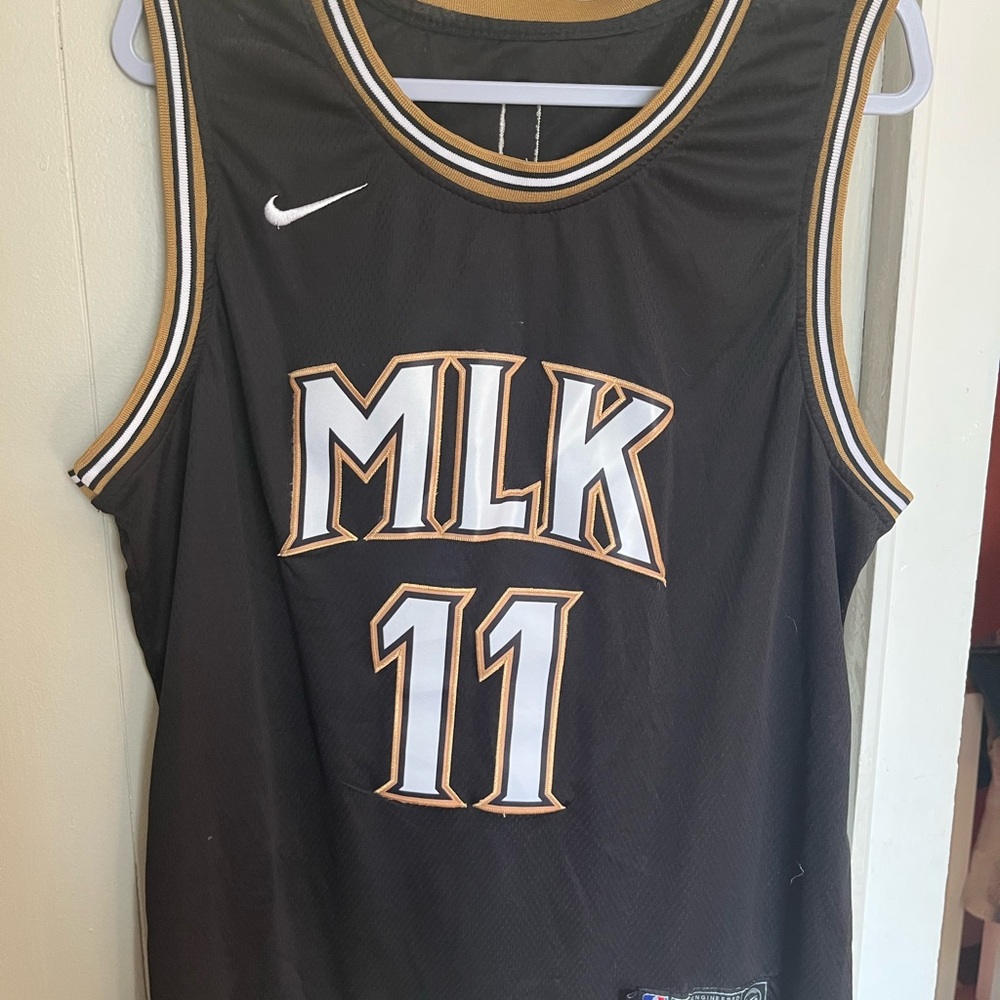 Nike Black and Gold MLK Basketball Jersey